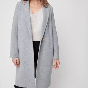 Aritzia Babaton Stedman Grey Wool Coat